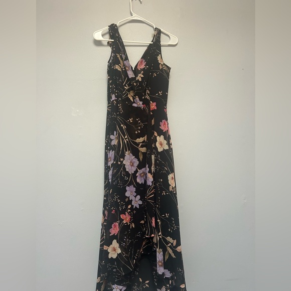 Calvin Klein Black Floral Maxi Dress - Picture 1 of 6